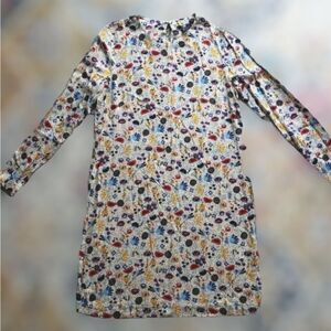 H&M Multicolor Floral Long Sleeve Dress